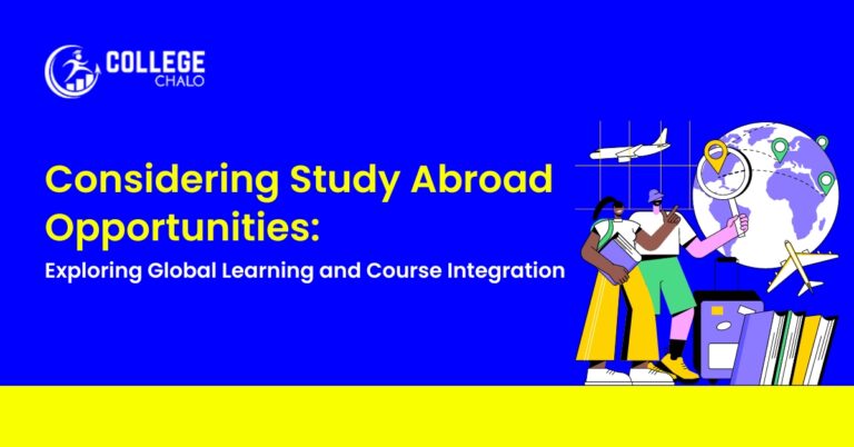 Considering Study Abroad Opportunities: Exploring Global Learning and Course Integration