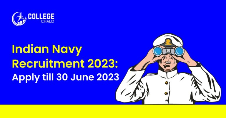 IN Recruitment 2023: Passed JEE Mains, apply for Indian Navy, Link available here