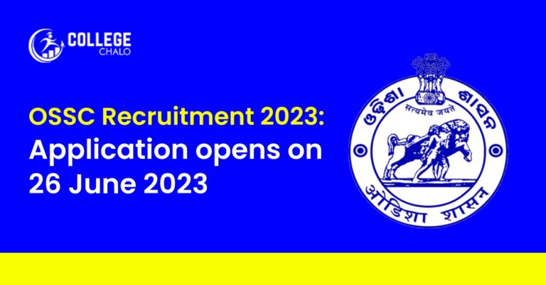 OSSC Recruitment 2023: Apply from 26 June to 26 July 2023, direct link available here