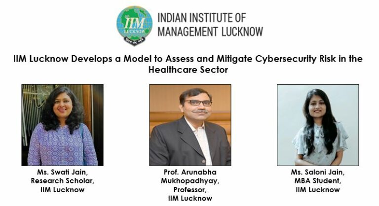 IIM Lucknow research team develops a model to mitigate cybersecurity risk