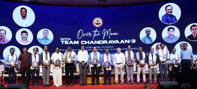 IIT Madras honours its alumni who were a part of Chandrayaan 3 mission