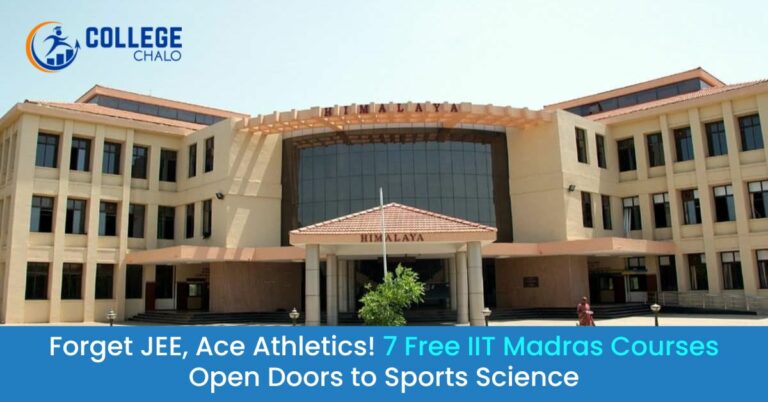 No JEE Scorecard Needed! Details of  IIT Madras Sports Science 7 Free Online Courses