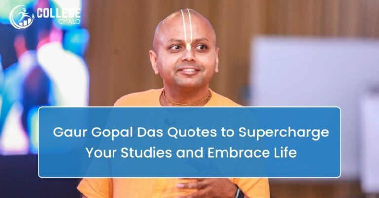 Gaur Gopal Das's 15 Profound Quotes: A Roadmap to Student Success