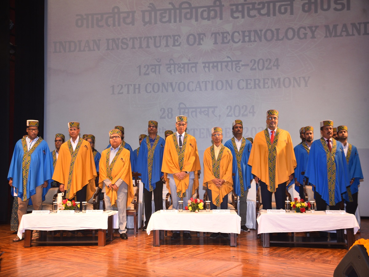 IIT Mandi conducts great 12th convocation, 636 degrees conferred