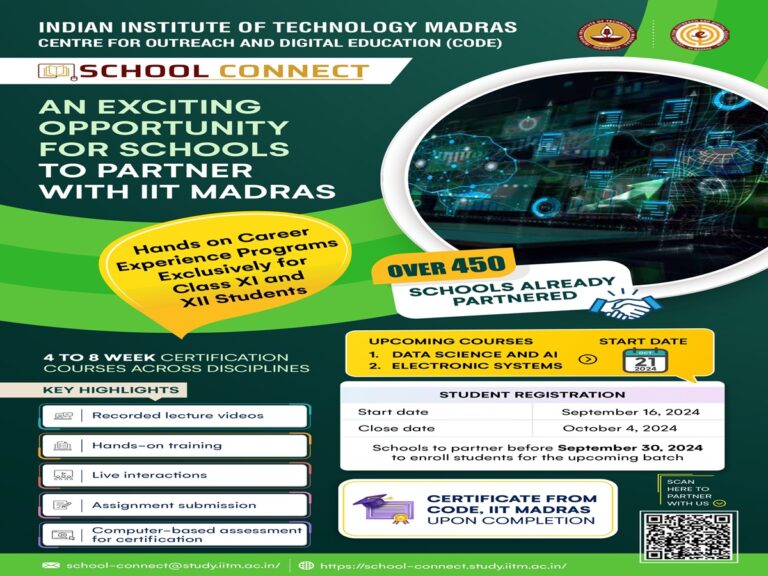 IIT Madras launches great online certificate courses