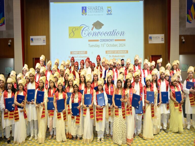 Sharda University conducts great 8th convocation day