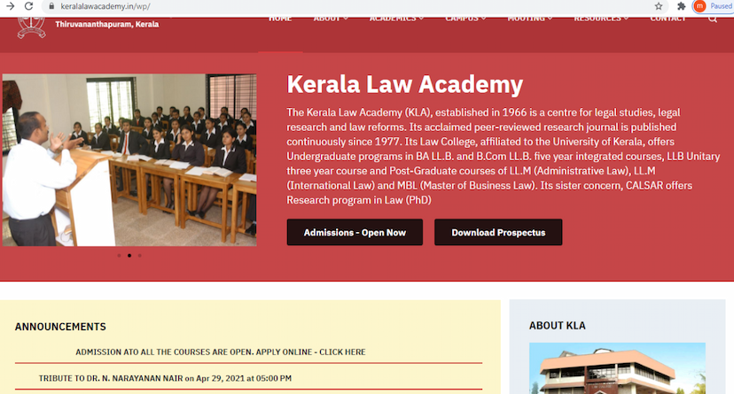 Kerala Law Academy