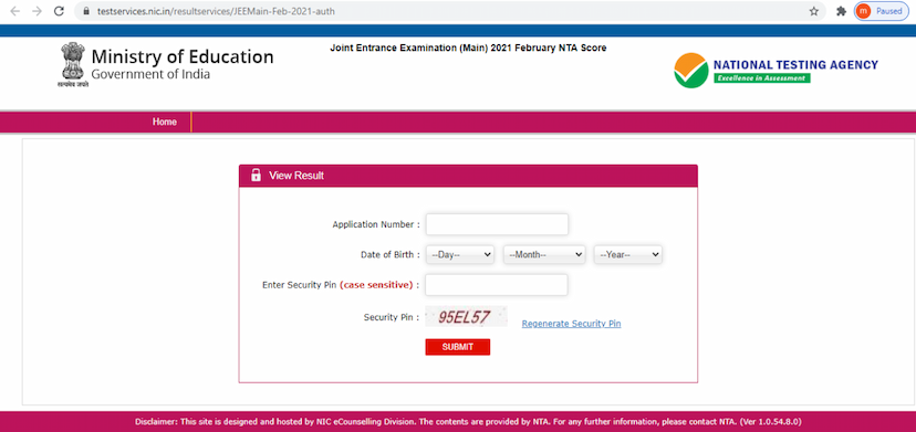 JEE Mains 2021 March