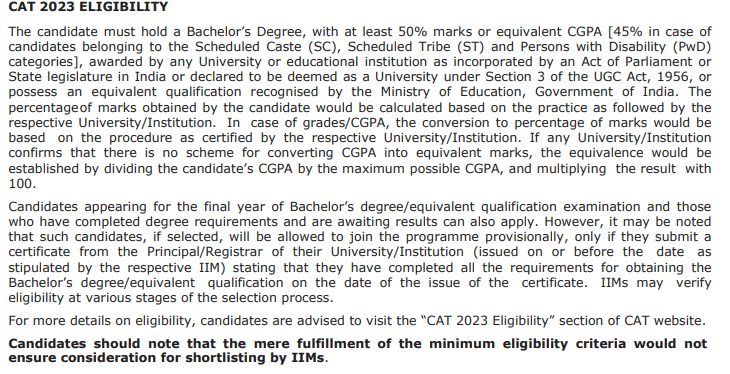 CAT 2023 registration
