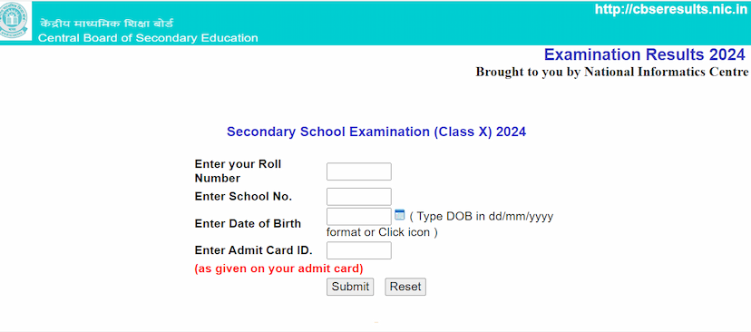 CBSE Class 12 Result 2024