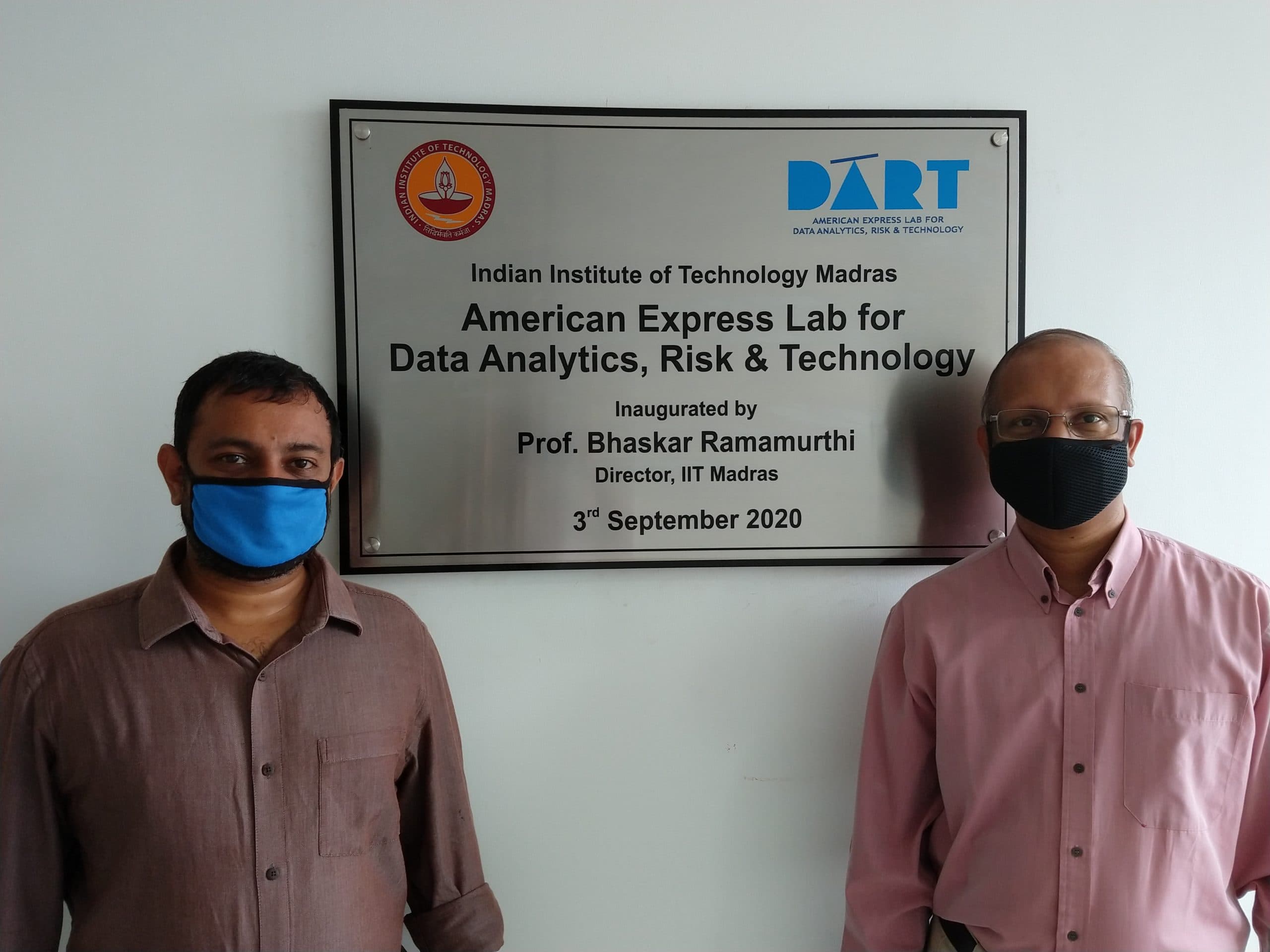 American Express establishes great DART Lab at IIT Madras American Express establishes great DART Lab at IIT Madras