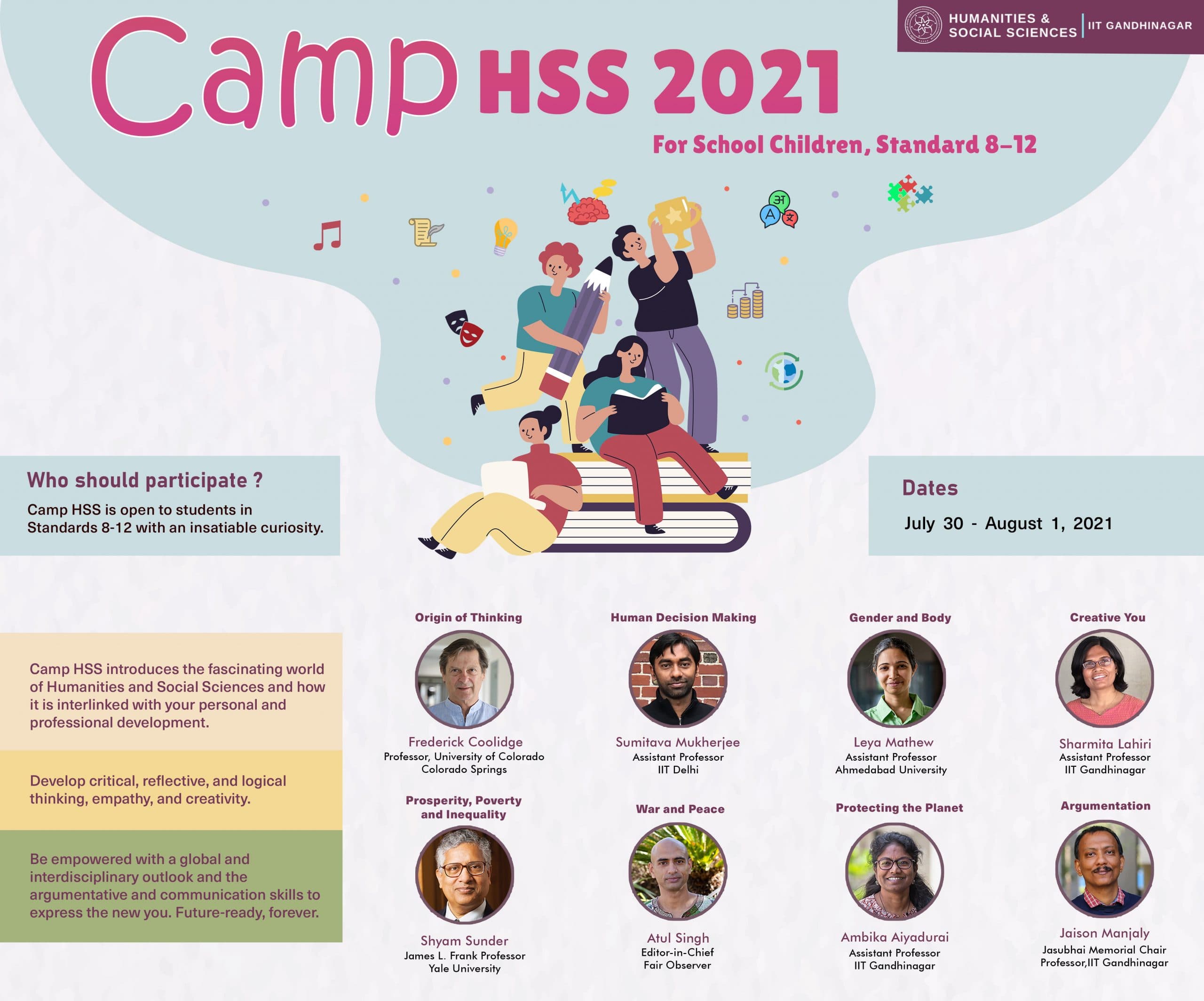 IIT Gandhinagar online camp from great 30 July to 1 August IIT Gandhinagar online camp from great 30 July to 1 August