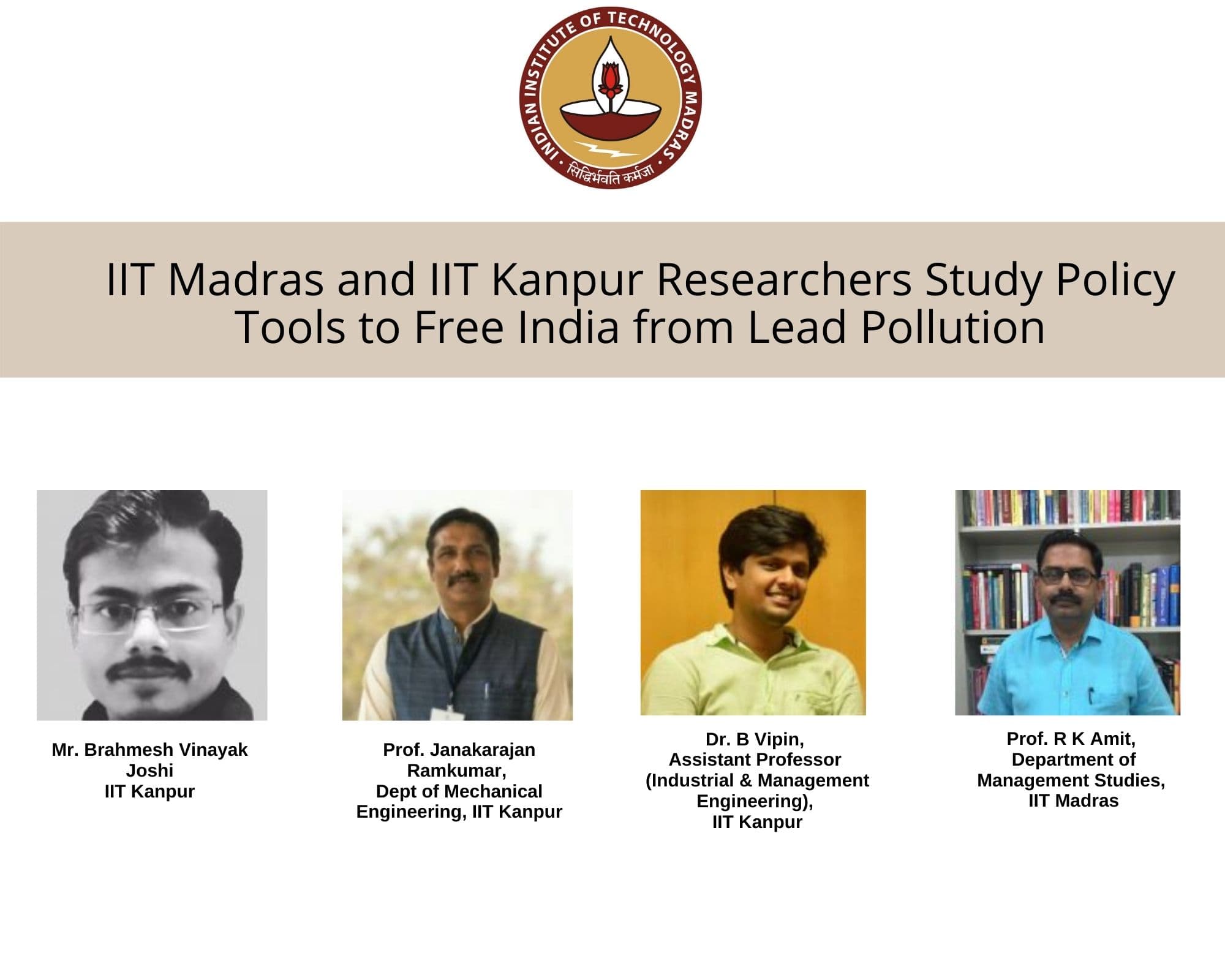 IIT Madras and IIT Kanpur researchers study policy tools IIT Madras and IIT Kanpur researchers study policy tools