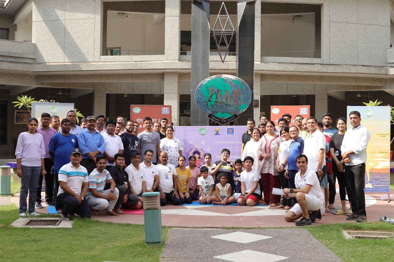 IIM Lucknow celebrates International Yoga Day IIM Lucknow celebrates International Yoga Day
