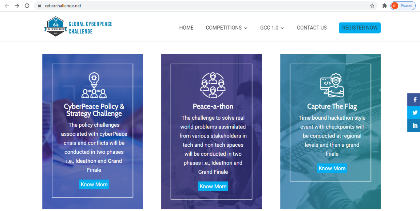 CyberPeace Foundation comes up with great GCC contest @2021