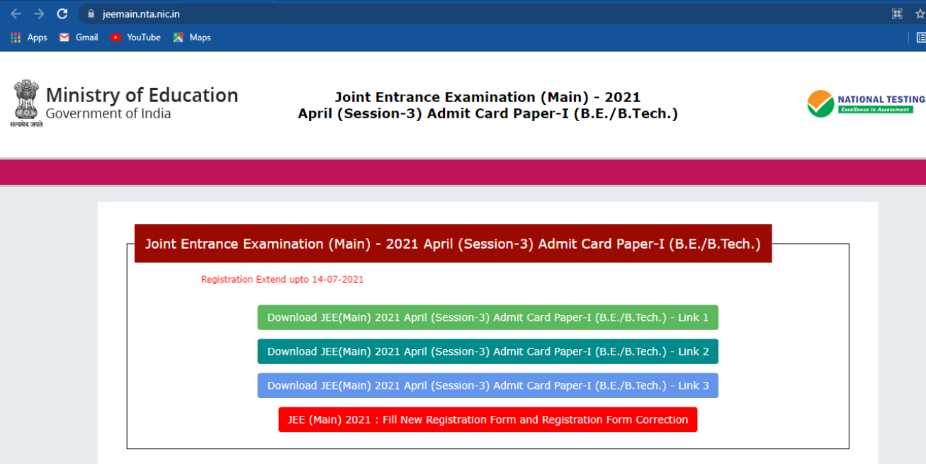 JEE Mains 2021