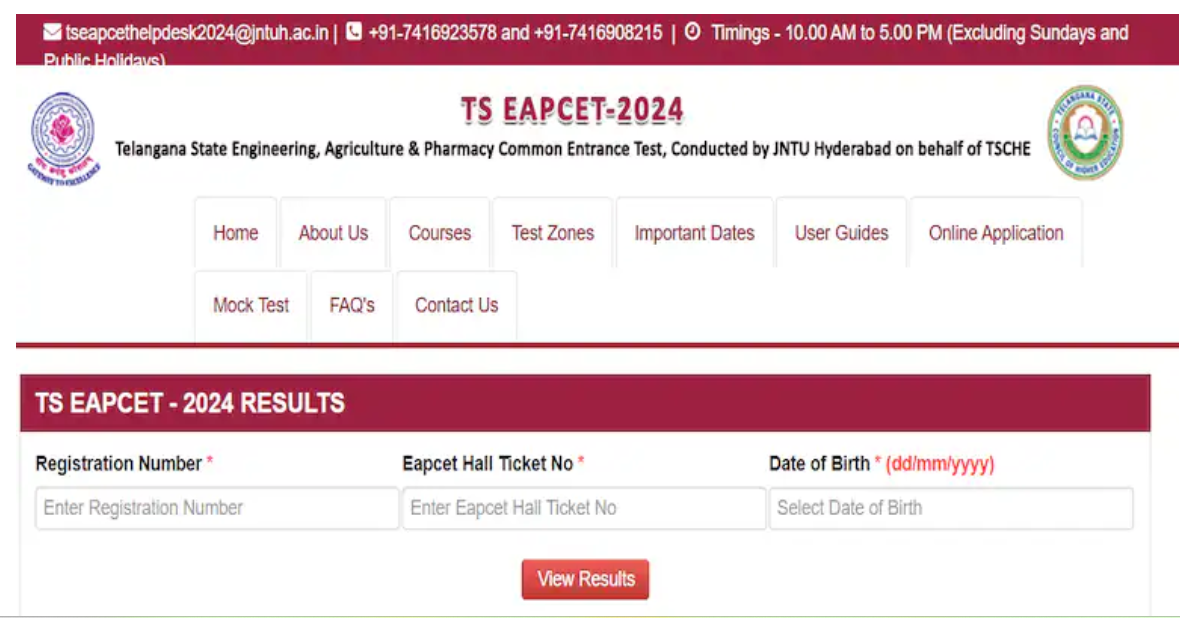 Ts Eamcet 2024 Results Released Check Your Score Now & Plan Your Future