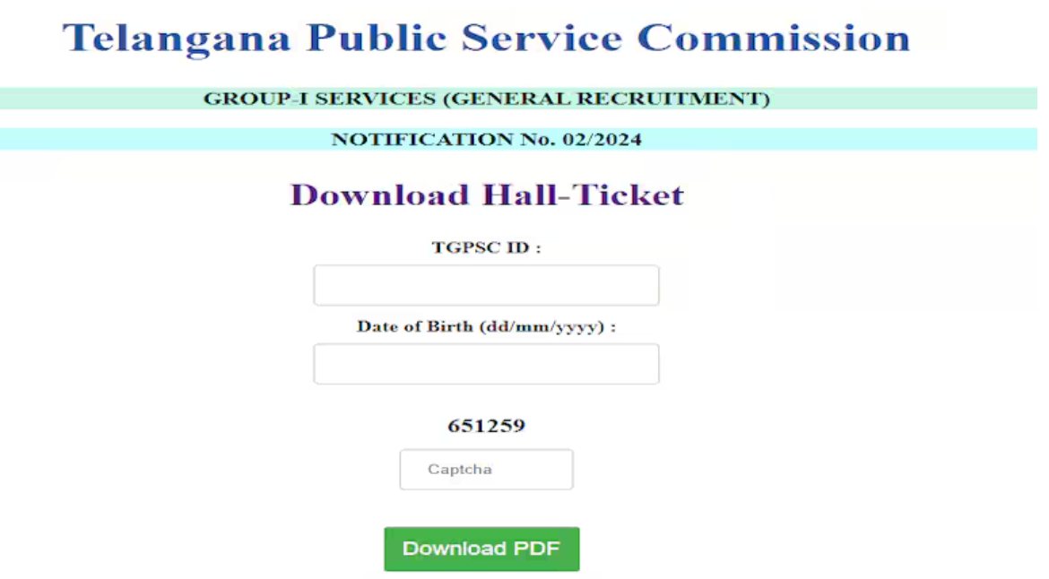 Download Tspsc Group 1 Hall Ticket 2024 Now! (exam On June 9th)