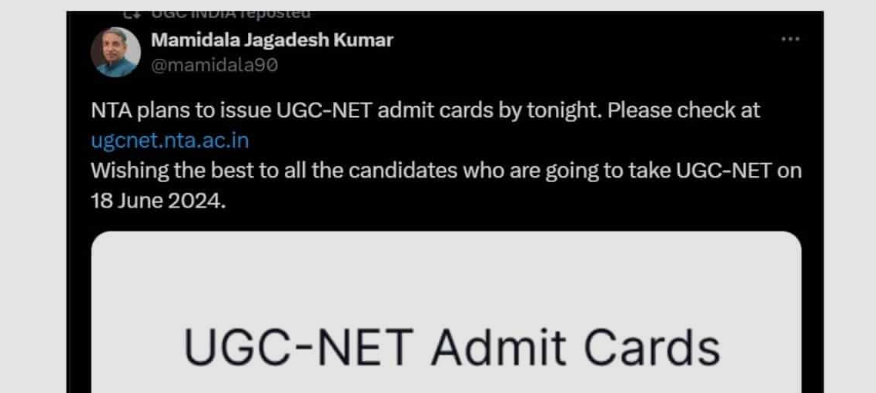 Download Your Ugc Net Admit Card 2024 For June 18..